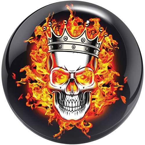 Brunswick Viz-a-ball Flaming Skull
